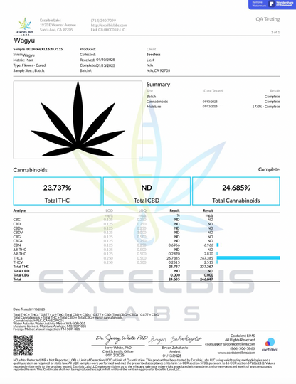 Wagyu - THCa Flower 23.737%